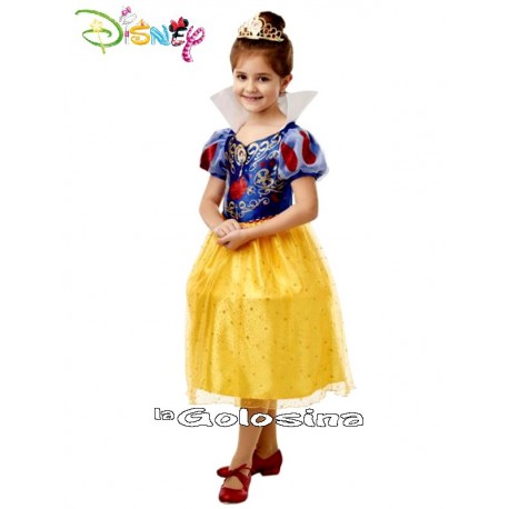 Disfraz Niña: Blancanieves Glitter (LICENCIA) - DISNEY.