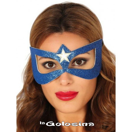 Antifaz azul Super Heroe